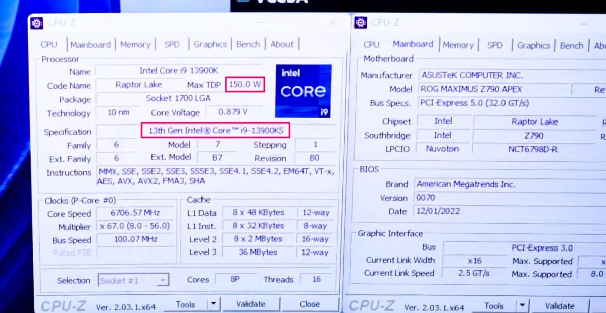 Intel tiết lộ sức mạnh cơ bản của Core i9-13900KS