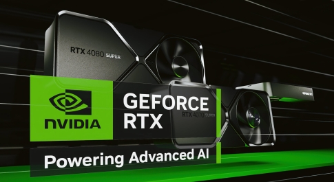 slogan moi xuat hien tren logo geforce rtx nvidia