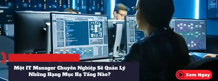 Một IT Manager Chuyên Nghiệp Sẽ Quản Lý Những Hạng Mục Hạ Tầng Nào