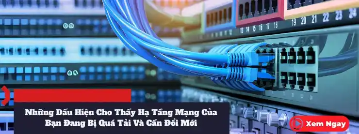 Những Dấu Hiệu Cho Thấy Hạ Tầng Mạng Của Bạn Đang Bị Quá Tải Và Cần Đổi Mới 1 Những Dấu Hiệu Cho Thấy Hạ Tầng Mạng Của Bạn Đang Bị Quá Tải Và Cần Đổi Mới