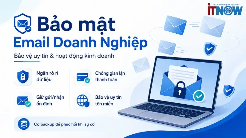 Tầm Quan Trọng Của Việc Bảo Mật Và Chống Spam Email Doanh Nghiệp 4 Bảo mật Email Doanh Nghiệp giúp bảo vệ dữ liệu, uy tín tên miền và duy trì gửi nhận ổn định