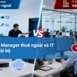 So sánh IT Manager thuê ngoài và IT Manager nội bộ