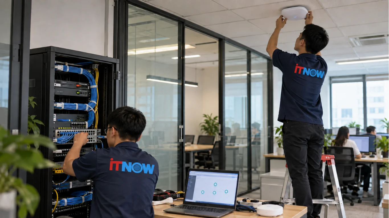 IT NOW - Thi công giải pháp WiFi cho doanh nghiệp