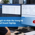 Quy trình gửi và nhận thư trong hệ thống Email Doanh Nghiệp